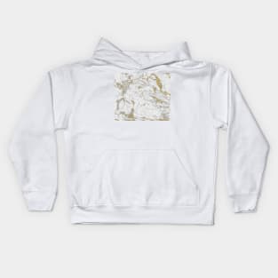 La Pelosa golden glitter marble Kids Hoodie